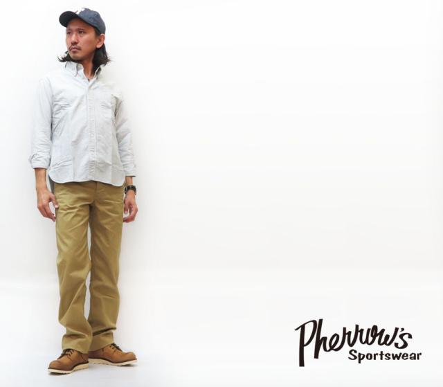 フェローズ PHERROWS チノパン アーミートラウザーズ M-41 U.S.ARMY TROUSERS
