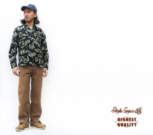 Style Eyes スタイルアイズ 長袖 フランネル スポーツ シャツ  "ALASKA" SE28259