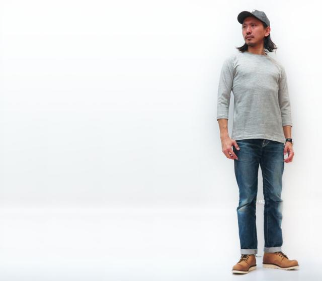 ウェアハウス WAREHOUSE 7分袖 ベースボール Tシャツ 「METUCHEN」 WH4800