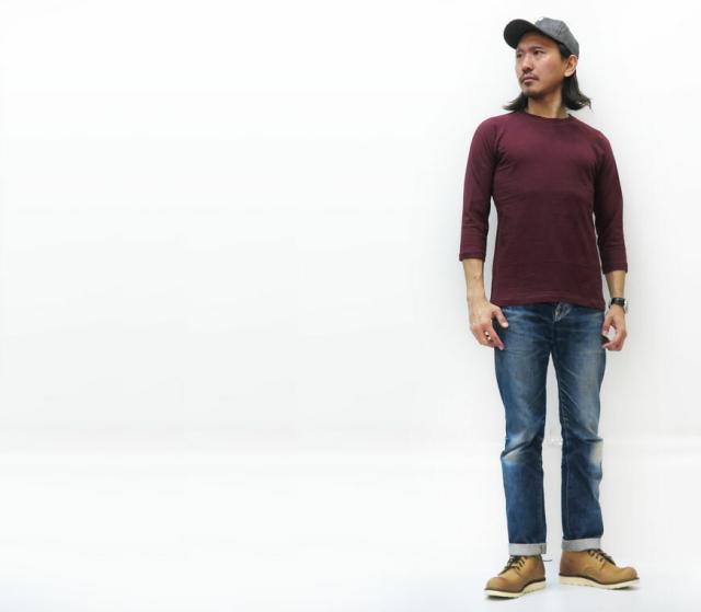 ウェアハウス WAREHOUSE 7分袖 ベースボール Tシャツ 「METUCHEN」 WH4800