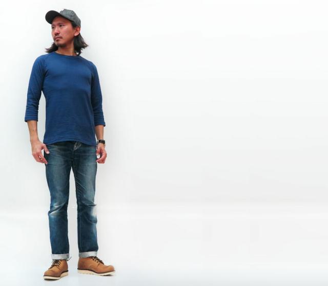 ウェアハウス WAREHOUSE 7分袖 ベースボール Tシャツ 「METUCHEN」 WH4800