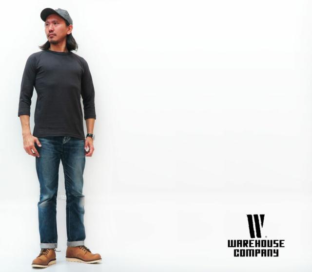 ウェアハウス WAREHOUSE 7分袖 ベースボール Tシャツ 「METUCHEN」 WH4800