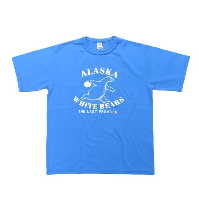 バーンズ BARNS タフネック 18/-OE 半袖 プリント Tシャツ ”ALASKA” BR-25282