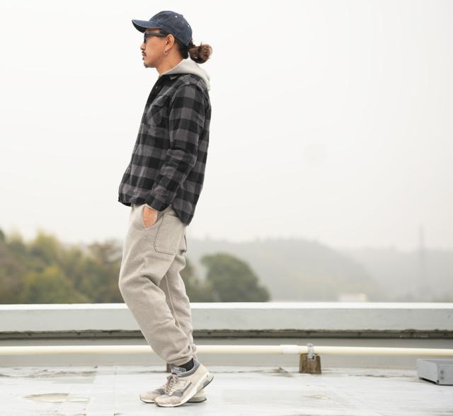 DELUXEWARE スウェットパンツ 吊裏毛ヘビーウエイト 裏起毛 S500-00