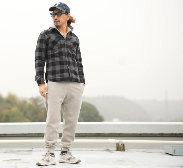 DELUXEWARE スウェットパンツ 吊裏毛ヘビーウエイト 裏起毛 S500-00