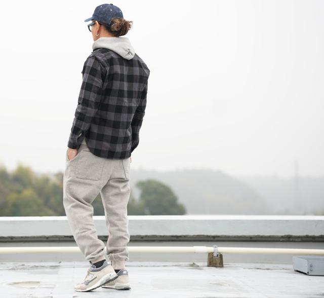 DELUXEWARE スウェットパンツ 吊裏毛ヘビーウエイト 裏起毛 S500-00