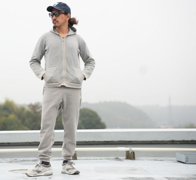 DELUXEWARE スウェットパンツ 吊裏毛ヘビーウエイト 裏起毛 S500-00