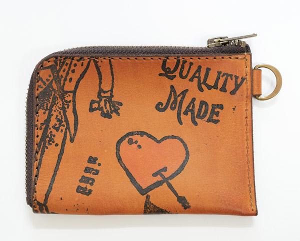 VASCO × GLAD HAND レザーコインケース 「GLAD POSTALS」