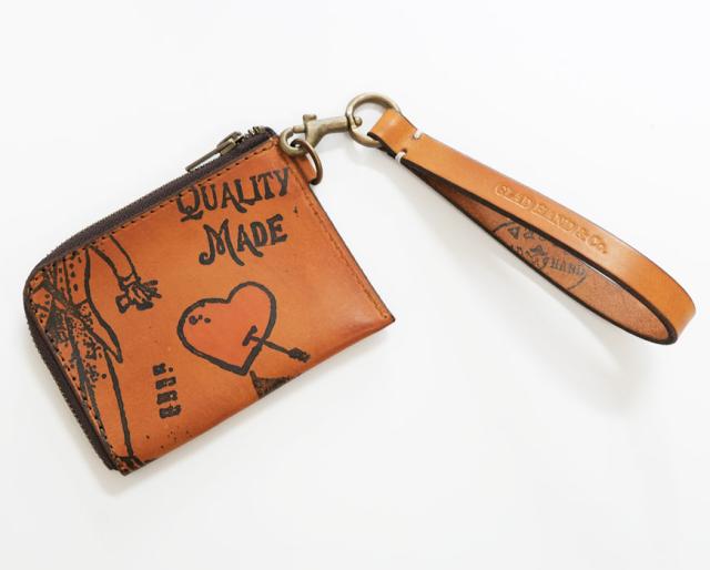 VASCO × GLAD HAND レザーコインケース 「GLAD POSTALS」