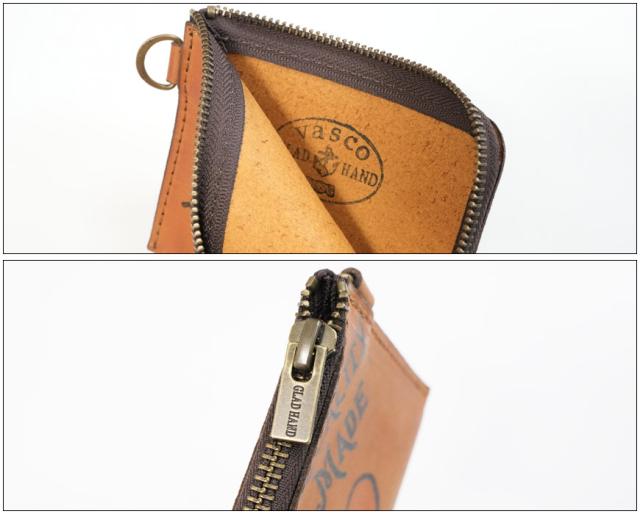 VASCO × GLAD HAND レザーコインケース 「GLAD POSTALS」