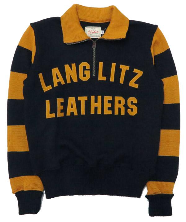 Langlitz Leathers 長袖プリントワークシャツ