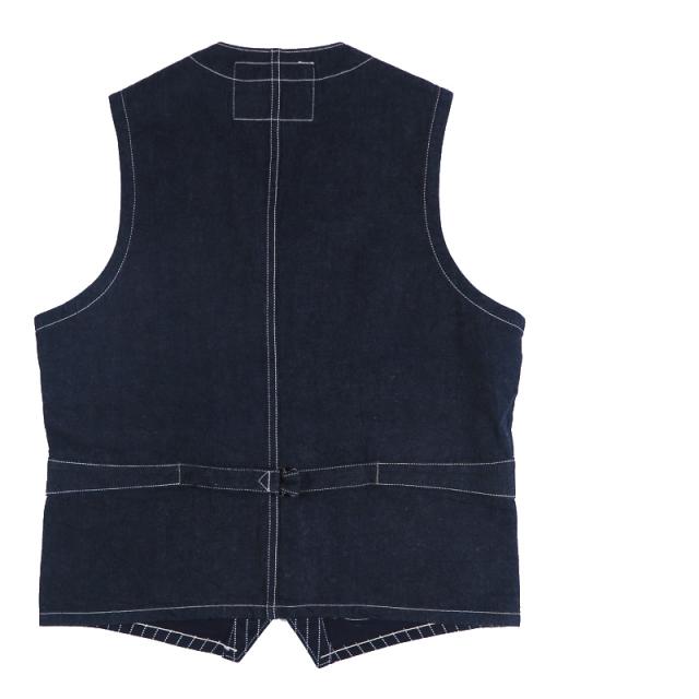SUGAR CANE シュガーケーン 9oz ウォバッシュストライプ ワークベスト SC2654