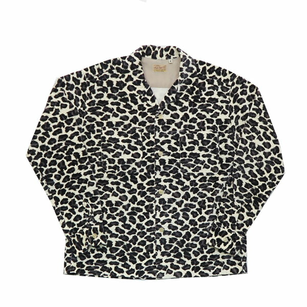 Style Eyes スタイルアイズ 長袖 ベルベット スポーツ シャツ "LEOPARD" SE28973
