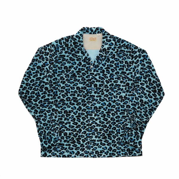 Style Eyes スタイルアイズ 長袖 ベルベット スポーツ シャツ "LEOPARD" SE28973