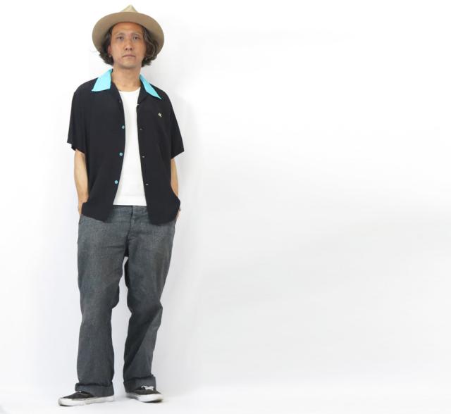 Style Eyes スタイルアイズ 半袖 ボウリングシャツ JAX BEER SE39458