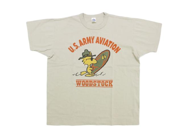 トイズマッコイ TOYSMcCOY   半袖 Tシャツ SNOOPY TEE WOODSTOCK " U.S.ARMY AVIATION " TMC2523