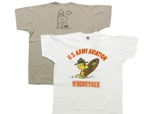 トイズマッコイ TOYSMcCOY   半袖 Tシャツ SNOOPY TEE WOODSTOCK " U.S.ARMY AVIATION " TMC2523