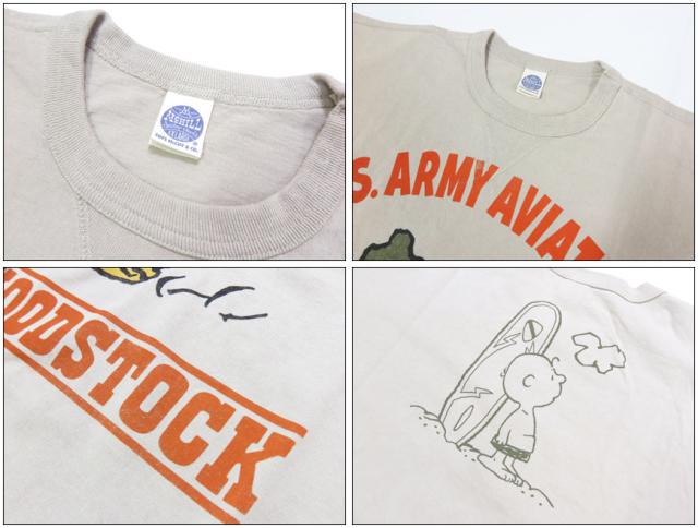 トイズマッコイ TOYSMcCOY   半袖 Tシャツ SNOOPY TEE WOODSTOCK " U.S.ARMY AVIATION " TMC2523
