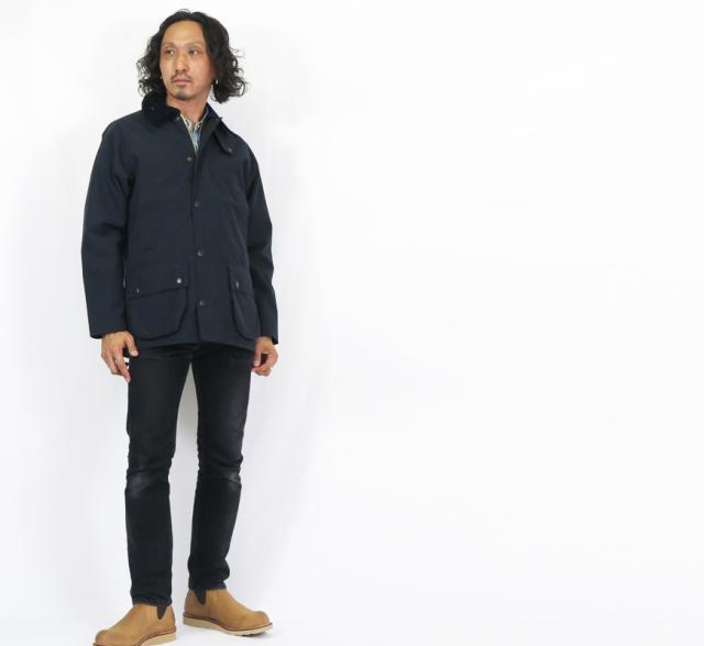 Barbour 2レイヤー ビデイル BEDALE ノンワックスコットン 4955034 242MSP0107