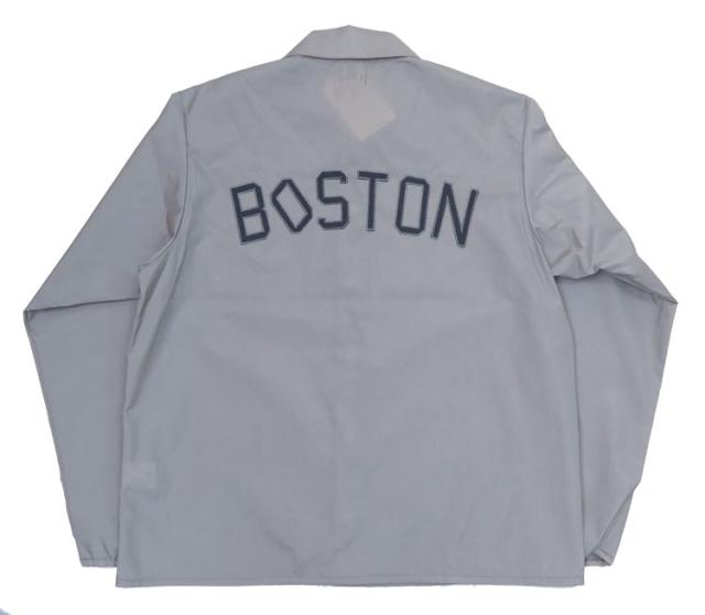 バーンズ BARNS 刺繍 ワッペン ナイロン コーチ ジャケット 60s Nylon Coach Jacket "BOSTON" BR-24333