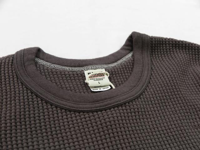 BARNS 20/2 Heavy Thermal Tough Neck Long Sleeve T-shirt BR-3080