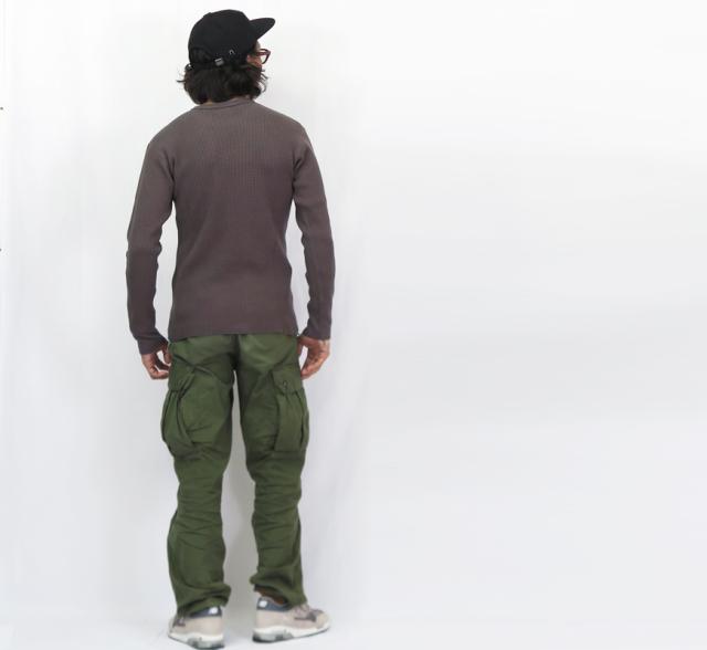 BARNS 20/2 Heavy Thermal Tough Neck Long Sleeve T-shirt BR-3080