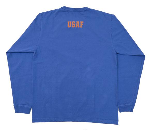 バズリクソンズ BUZZ RICKSON'S 長袖 Tシャツ プリント "EDWARDS" MADE IN USA BR69508