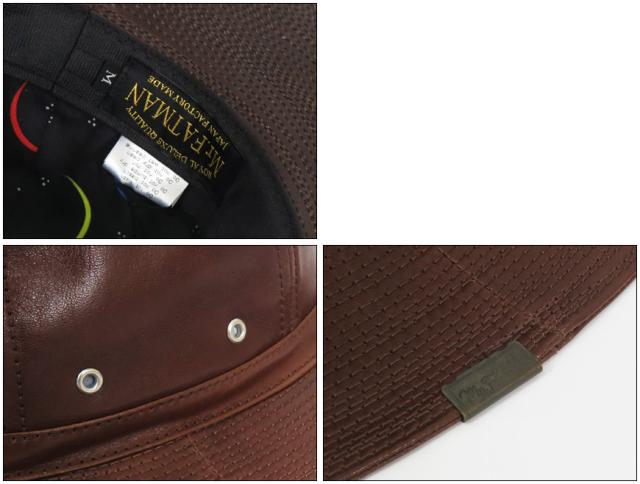 Mr FATMAN ベジタブルタンニングイタリアンホースハイド ファティーグハット 5244009