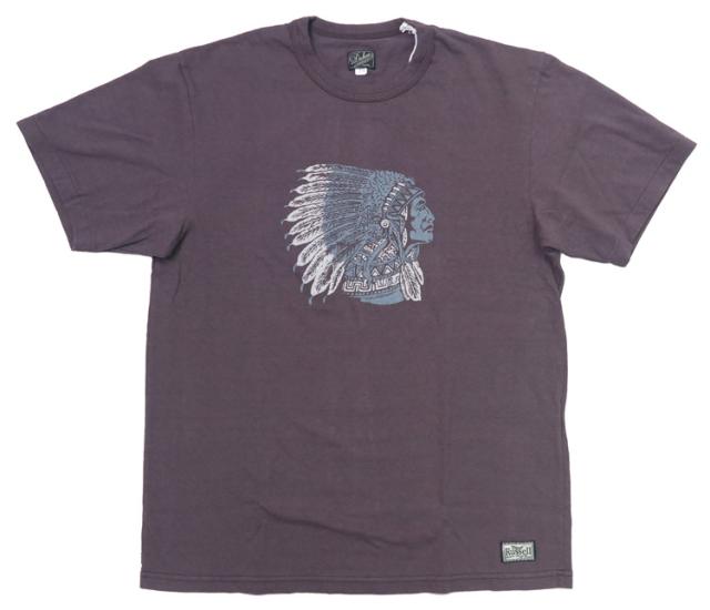 DALLES&CO ダリーズ＆コー 半袖 プリント Ｔシャツ 7oz吊天竺 吊り編み ユニオンスペシャル "INDIO" ROT2024-E DELUXEWARE デラックスウエア