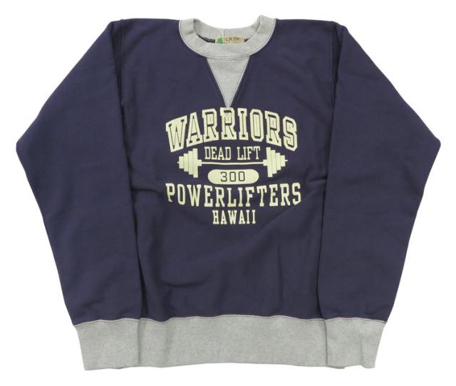 サンサーフ SUN SURF 長袖 クルーネック スウェット トレーナー プリント "WARRIORS" SS69440