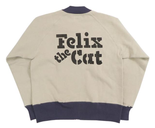トイズマッコイ TOYS McCOY  長袖 スウェット ジップアップ ヘビーウェイト C-2 FELIX THE CAT フィリックス "1919" TMC2450