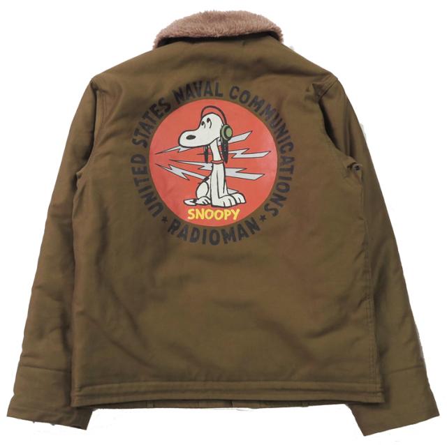 トイズマッコイ TOYS McCOY N-1 デッキジャケット 初期型 SNOOPY RADIOMAN TMJ2441