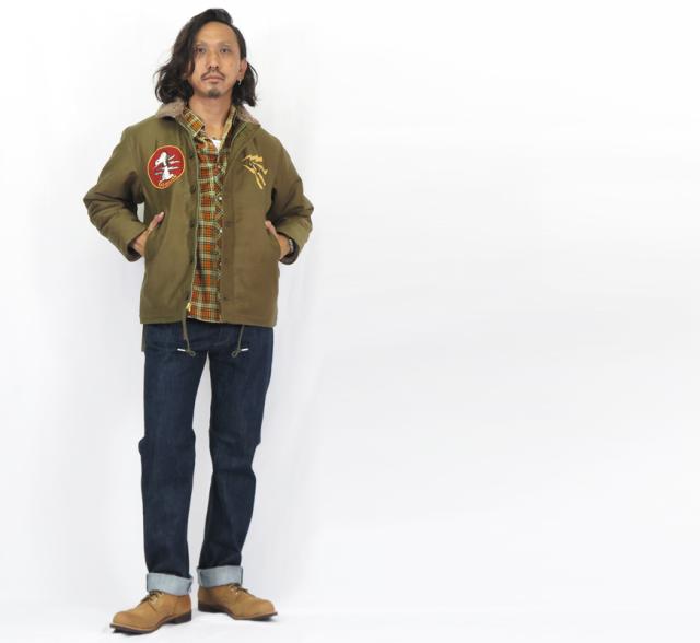 トイズマッコイ TOYS McCOY N-1 デッキジャケット 初期型 SNOOPY RADIOMAN TMJ2441