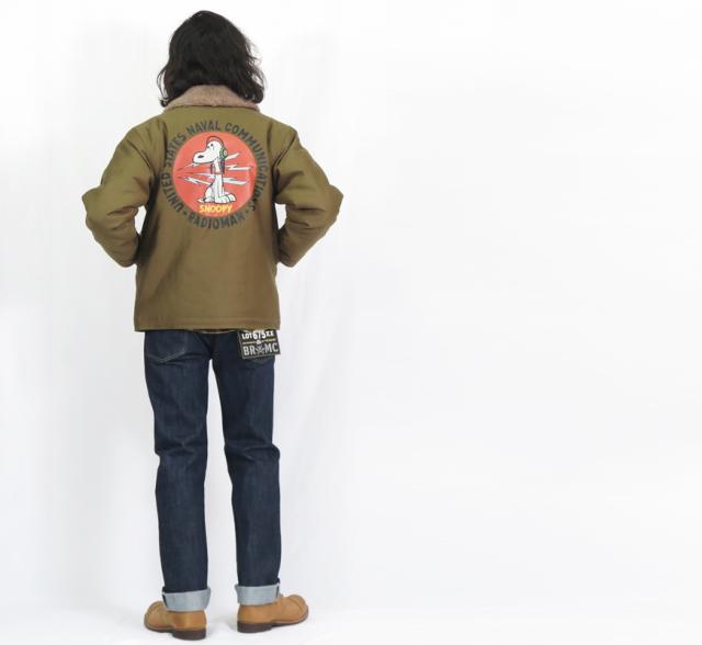 トイズマッコイ TOYS McCOY N-1 デッキジャケット 初期型 SNOOPY RADIOMAN TMJ2441