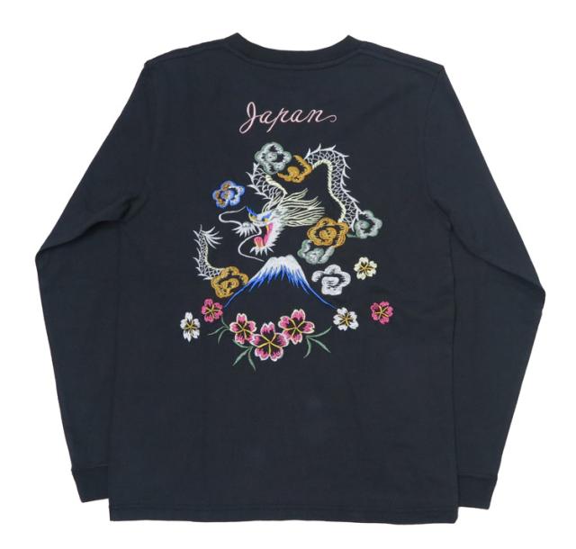 テーラー東洋 Tailor Toyo 長袖 スカ刺繍 Tシャツ LONG SLEEVE SUKA T-SHIRT EMBROIDERED “DRAGON” テイラー東洋 TT69470