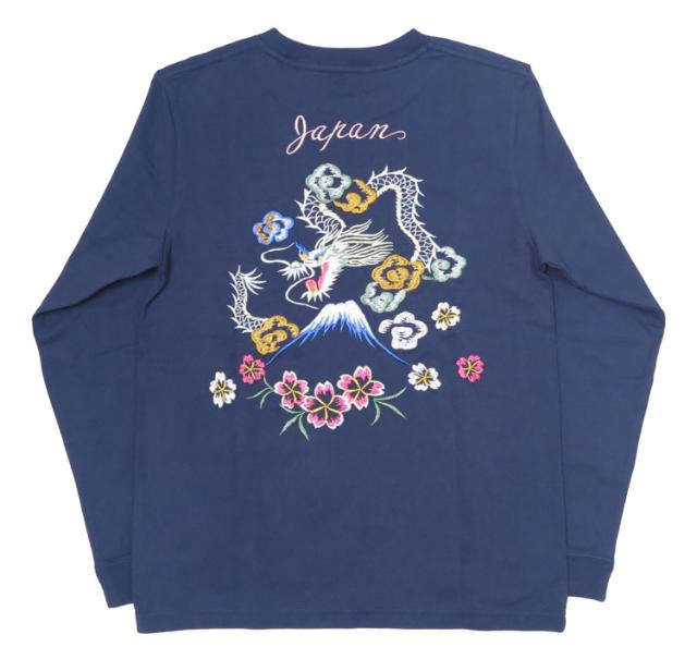 テーラー東洋 Tailor Toyo 長袖 スカ刺繍 Tシャツ LONG SLEEVE SUKA T-SHIRT EMBROIDERED “DRAGON” テイラー東洋 TT69470