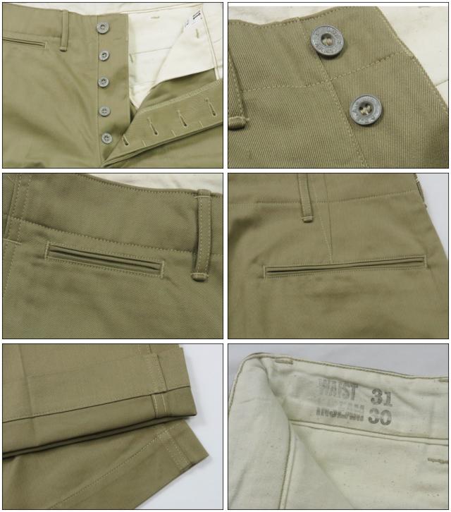 ウェアハウス WAREHOUSE Lot 1216 M-41 TYPE U.S.ARMY CHINO PANTS ミリタリー チノパンツ