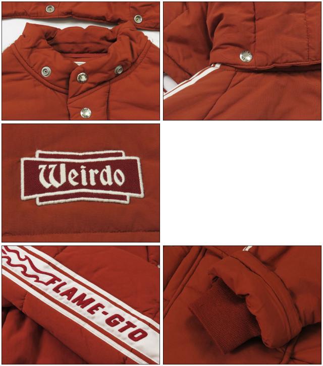 WEIRDO ウィアード 中綿レーシングジャケット FLAME WRD-24-AW-02 GLAD HAND グラッドハンド
