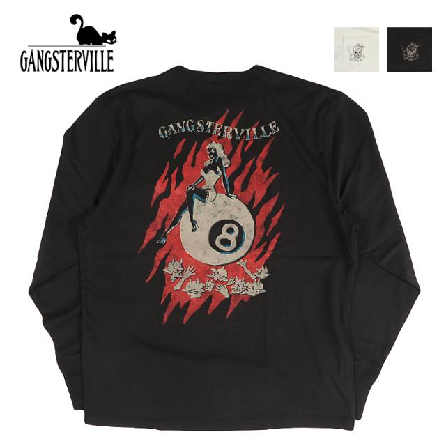 GANGSTERVILLE GAMBLERS - L/S HENRY T-SHIRTS GSV6313