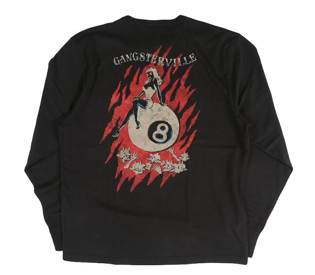 GANGSTERVILLE GAMBLERS - L/S HENRY T-SHIRTS GSV6313