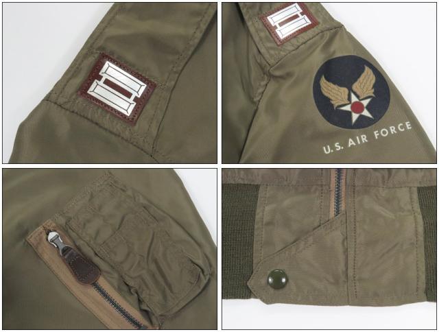 バズリクソンズ Buzz Rickson's Type L-2 REED PRODUCTS, INC. 66th FTR. INTCP.SQ. フライト ジャケット ミリタリー BR15742