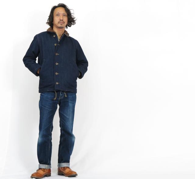 JELADO ジェラード COLIMBO ラストリゾートデニム N-1 デッキジャケット 白タグ CT83418A