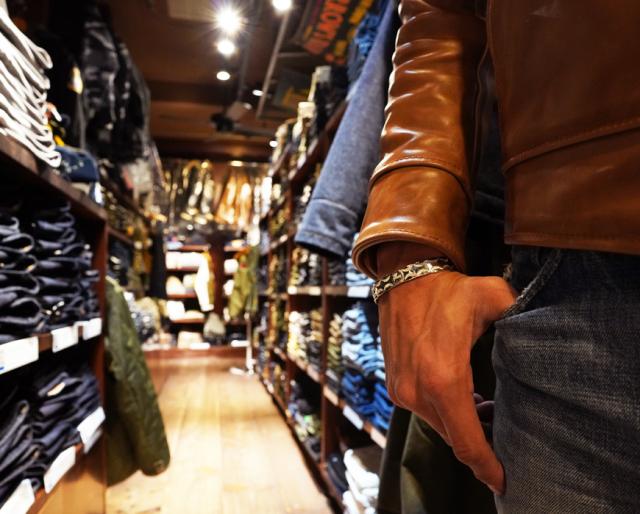 フラットヘッド THE FLAT HEAD シルバー925 スタンプインゴッドバングル FN-JB-023 