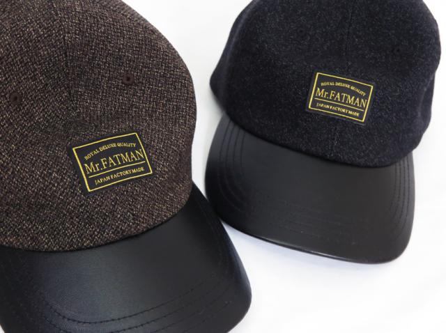 Mr.FATMAN ミスターファットマン レザーキャップ ブラック カウレザー 楽天市場】Mr.FATMAN(ミスターファットマン)【WHISKERY】レザー