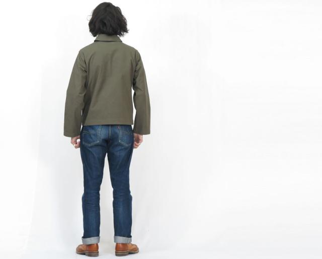 DALLES & CO ダリーズ＆コー U.S.NAVY ショールカラーカバーオール ジャケット デラックスウェア DELUXEWARE U.S.N.J.08 2B0041