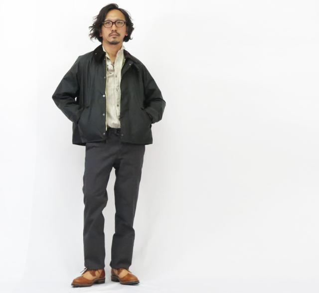 Barbour TRANSPORT ワックスコットン ショートブルゾン 232MWX1678 3955014