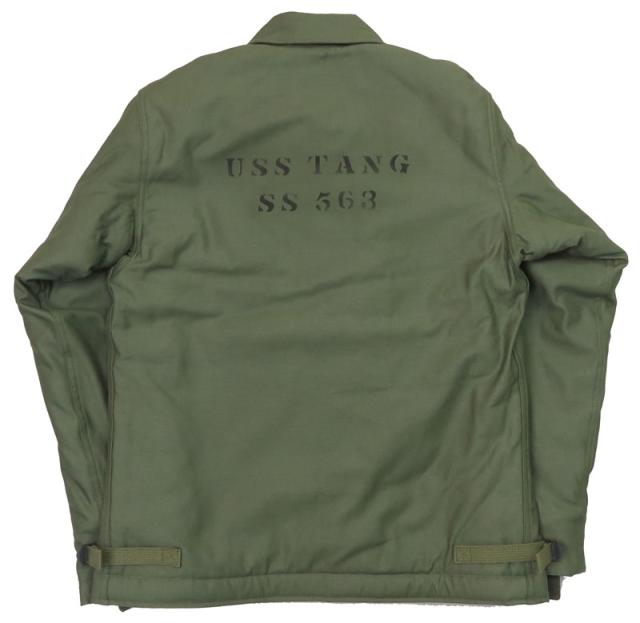 バズリクソンズ Buzz Rickson's A-2 デッキジャケット U.S.NAVY "SS-563 USS TANG" BR15339