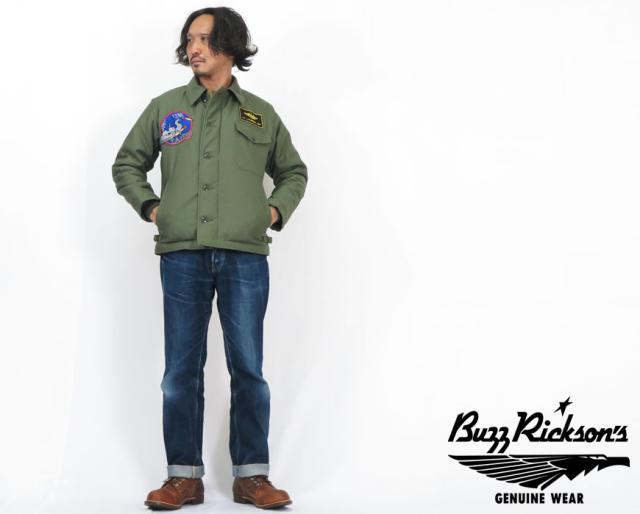 バズリクソンズ Buzz Rickson's A-2 デッキジャケット U.S.NAVY "SS-563 USS TANG" BR15339