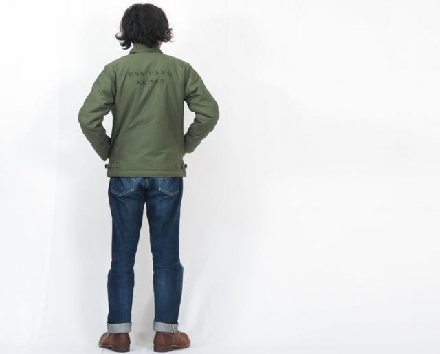 バズリクソンズ Buzz Rickson's A-2 デッキジャケット U.S.NAVY "SS-563 USS TANG" BR15339