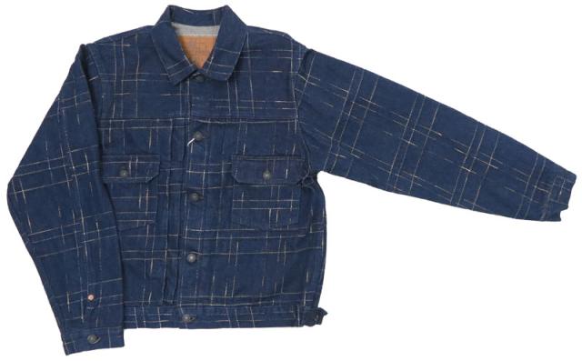 ダルチザン ステュディオ・ダ・ルチザン STUDIO D'ARTISAN 14.0oz 乱れ絣 デニム ジャケット D4574